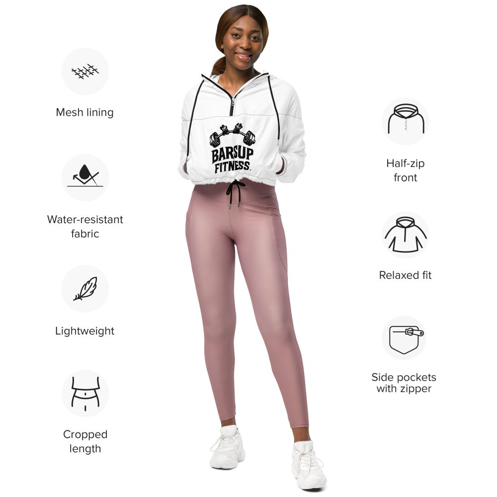 Barsup Fitness Women’s cropped windbreaker