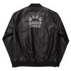 Barsup Fitness Leather Bomber Jacket - Image 3