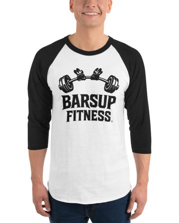 Barsup Fitness Baseball 3/4 sleeve raglan shirt