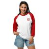 Barsup Fitness Unisex 3/4 sleeve raglan shirt - Image 2
