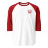Barsup Fitness Unisex 3/4 sleeve raglan shirt - Image 4
