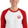 Barsup Fitness Unisex 3/4 sleeve raglan shirt - Image 6
