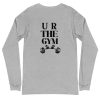 Barsup Fitness U R The Gym Unisex Long Sleeve Tee - Image 17